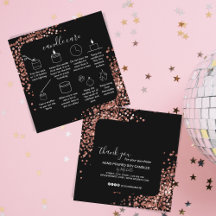 ろうそくの気にサンキューカードあなたのロゴを追加バラ金ゴールド