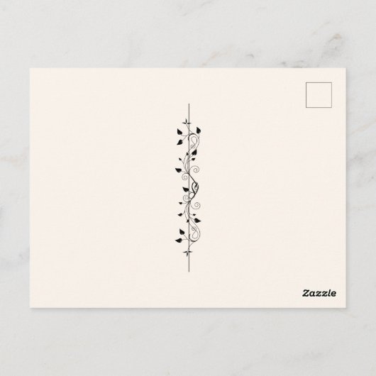 ろうそくを持つ美しい妖精のゴッサマーの翼 ポストカード (裏面)