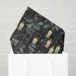 ろうそく不気味とつる植物 薄葉紙