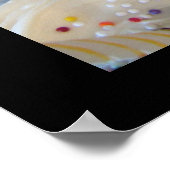 ろうそく付きのカップケーキ ポスター (角)