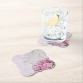 ろうそく及びバラ ペーパーコースター (インサイチュ)