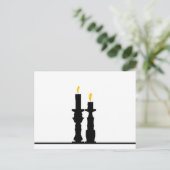 ろうそく性錯覚 ポストカード (スタンド正面)