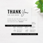 ろうそく気にの指示サンキューカード (デスク)