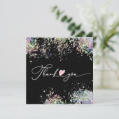 ろうそく気にの説明と顧客サンキューカード サンキューカード (スタンド正面)