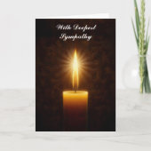 ろうそく灯 カード (正面)