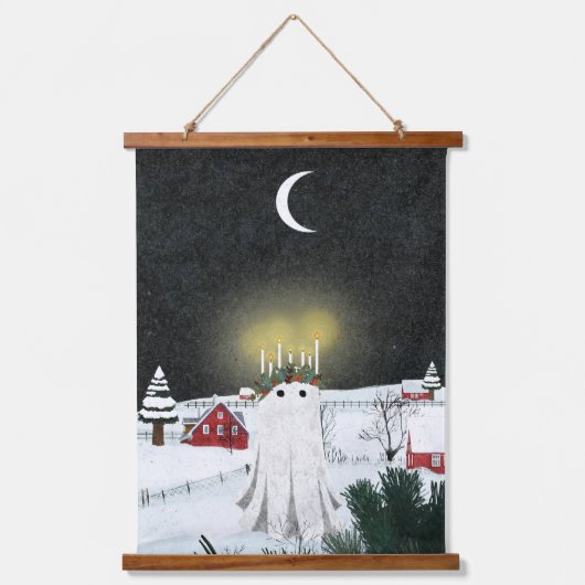 ろうそく灯 吊り下げ型タペストリー (正面)