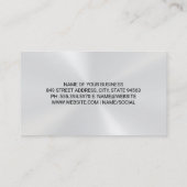 ろうそく立てのロゴの背景 名刺 (裏面)