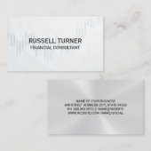 ろうそく立てのロゴの背景 名刺 (正面/裏面)