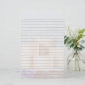 ろうそく立ての文房具 便箋 (スタンド正面)