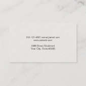 ろうそく立てアイコン | ストックブローカー 名刺 (裏面)