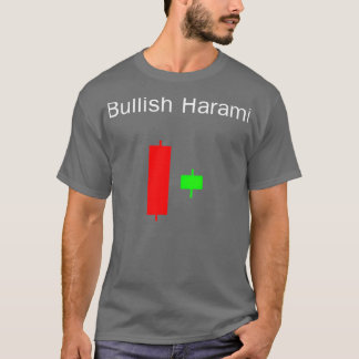 ろうそく立てパターン強気ハラミ Tシャツ