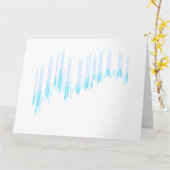 ろうそく立て図 カード (黄色い花)