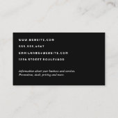 ろうそく立て図 |タイルパターン 名刺 (裏面)