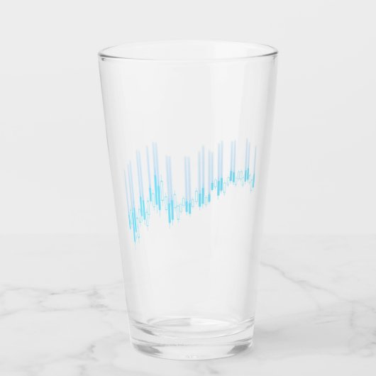 ろうそく立て図 タンブラーグラス (正面)