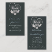 ろうそく結婚の明かりで 名刺 (正面/裏面)