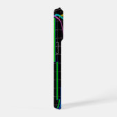 ろうそく足チャートの株式市場 iPhoneケース (右側面)