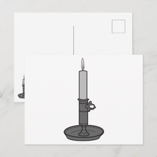 ろうそく01 ポストカード (正面/裏面)