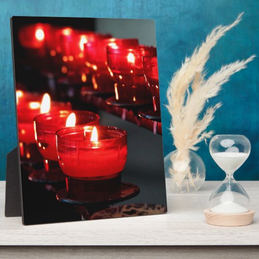 ろうそく フォトプラーク (側面)