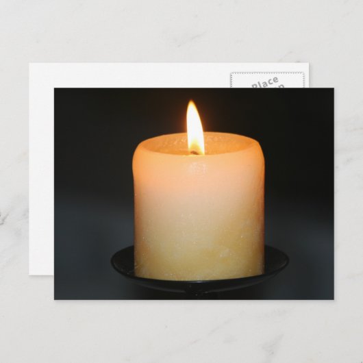 ろうそく ポストカード (正面/裏面)