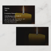 ろうそく 名刺 (正面/裏面)