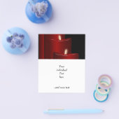 ろうそく、赤 チラシ (シングル)