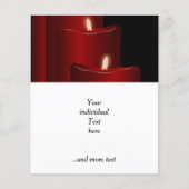 ろうそく、赤 チラシ (正面)