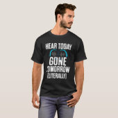 ろうストッププライドAslが私の身元 Tシャツ (正面フル)