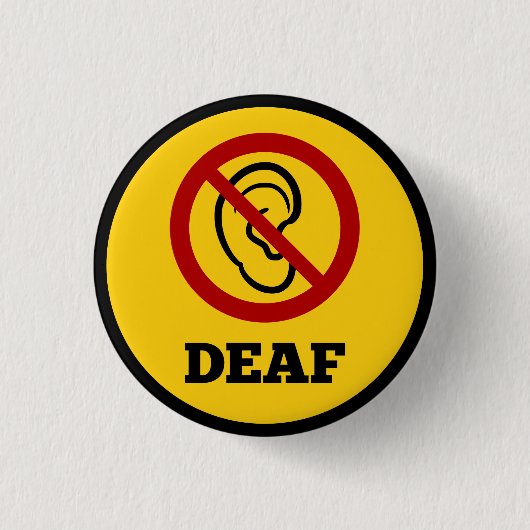 ろう付き記号（黄） 缶バッジ (正面)