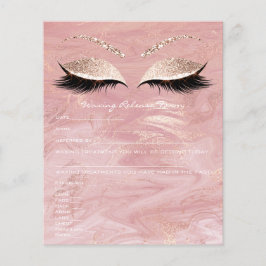 ろう付け脱毛責任放棄リリース大理石1 チラシ