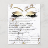 ろう付け脱毛責任放棄リリース大理石 チラシ (裏面)