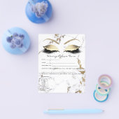 ろう付け脱毛責任放棄リリース大理石 チラシ (シングル)