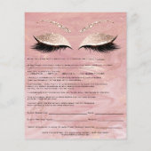 ろう付け脱毛責任放棄リリース大理石 チラシ (裏面)