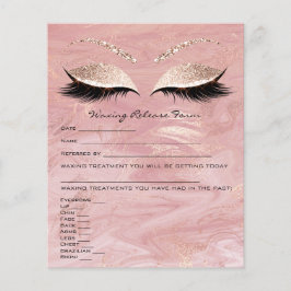 ろう付け脱毛責任放棄リリース大理石 チラシ