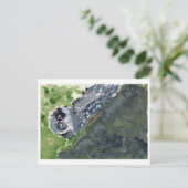 ろう及び紋付き岩はがき ポストカード (スタンド正面)