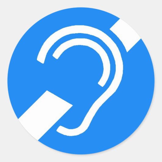 ろう国際的者のシール記号 ラウンドシール (正面)