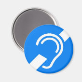 ろう国際的者の磁石記号 マグネット (正面/裏面)