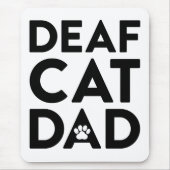 ろう猫パパ マウスパッド (正面)