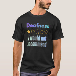 ろう者であること ～「お勧めしません」面白いサルカスティックなA Tシャツ
