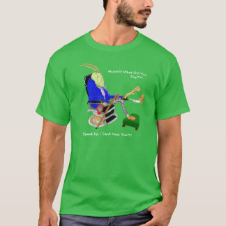 ろう者のクリケットと耳のトランペット Tシャツ