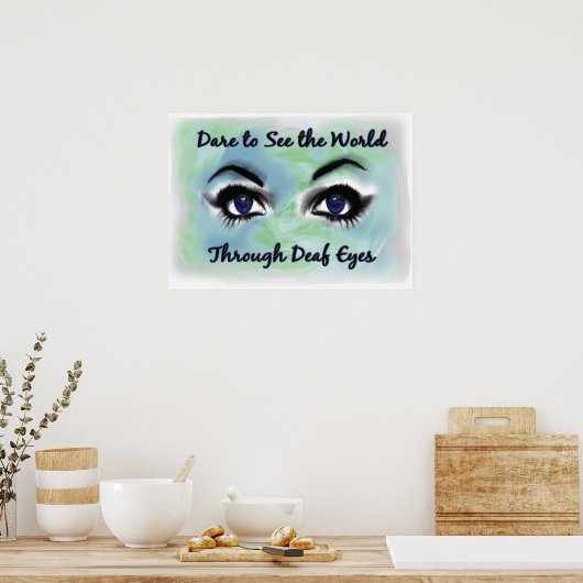 ろう者のポスター ポスター (キッチン)