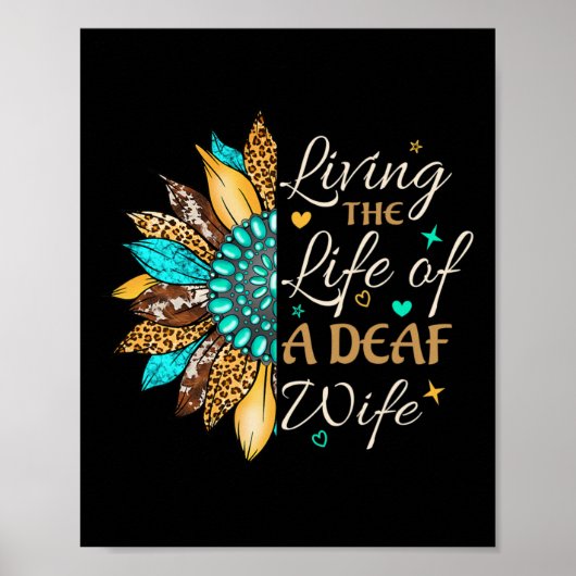 ろう者の妻の人生を生きる誇りを持った手話 ポスター (正面)