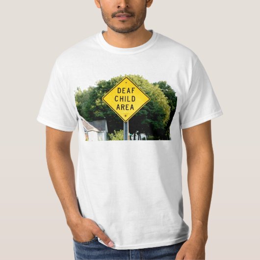 ろう者の子ども地域 Tシャツ (正面)