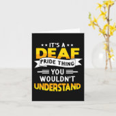 ろう者の意識 聴覚障害と手話 カード (黄色い花)