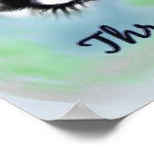 ろう者の目のポスターで世界を見る ポスター (角)