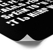 ろう者の聞プライドは懸命の手書き手話 ポスター (角)