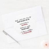 ろう者は聞く以外は何でもできる。 ラウンドシール (封筒)