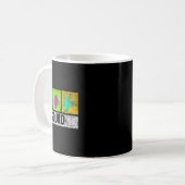 ろう者プライドとろう者意識のための手話 コーヒーマグカップ (正面左)
