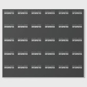 ろう者プライド通訳ASL手話 ラッピングペーパー (フラット)