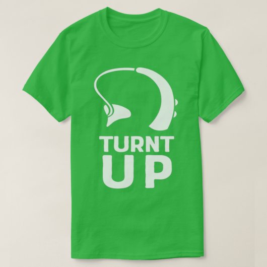 ろう者プライド難聴者を引き上げる Tシャツ (デザイン正面)