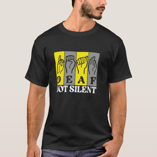 ろう者啓発週間 Tシャツ (正面)